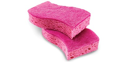 ฟองน้ำใยขัดสำหรับภาชนะที่ต้องการการดูแลรักษาเป็นพิเศษ (Delicate Care Scrub Sponge)
